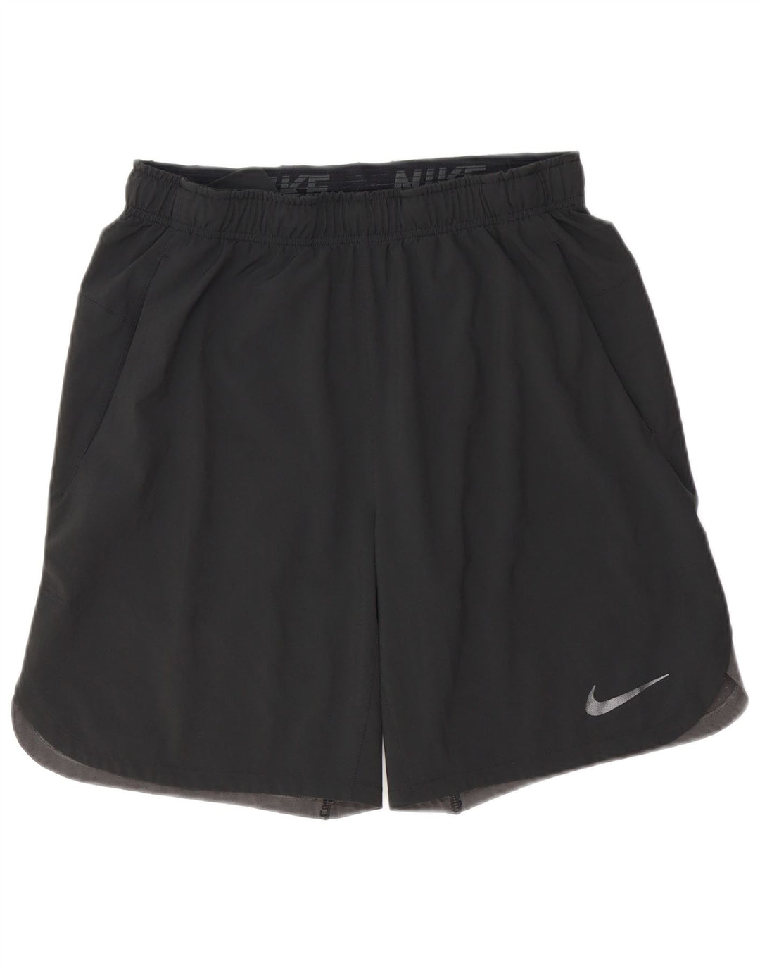 Nike Pantalones cortos deportivos Dri Fit para hombre, talla mediana, negro