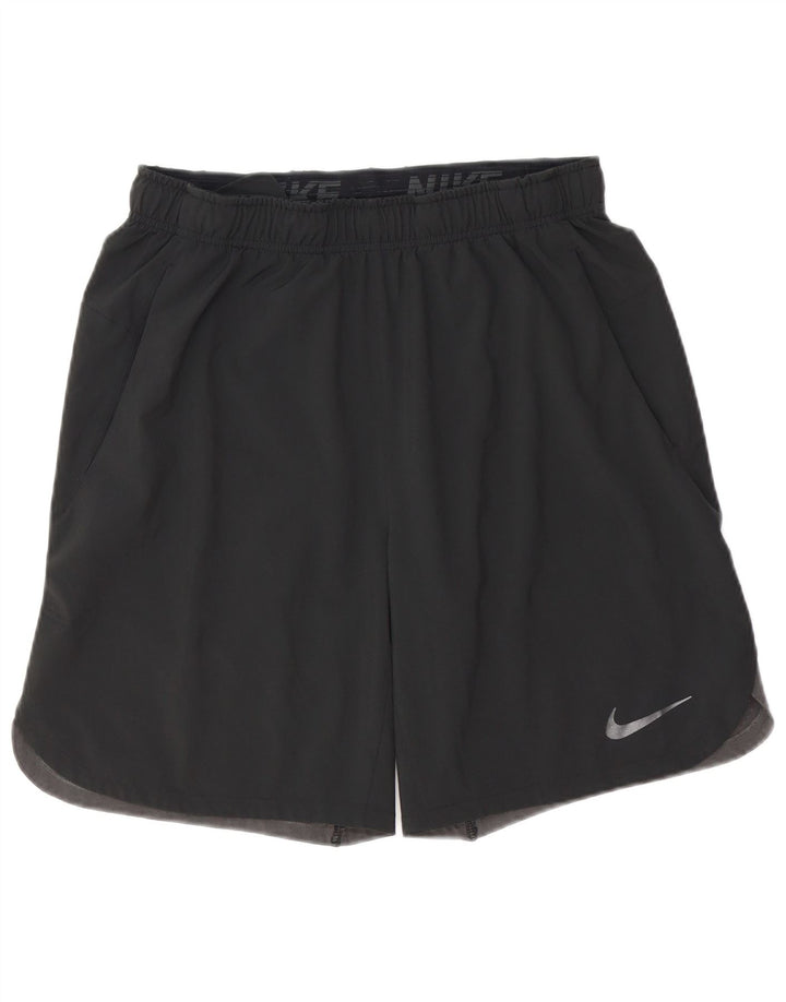 Nike Pantalones cortos deportivos Dri Fit para hombre, talla mediana, negro