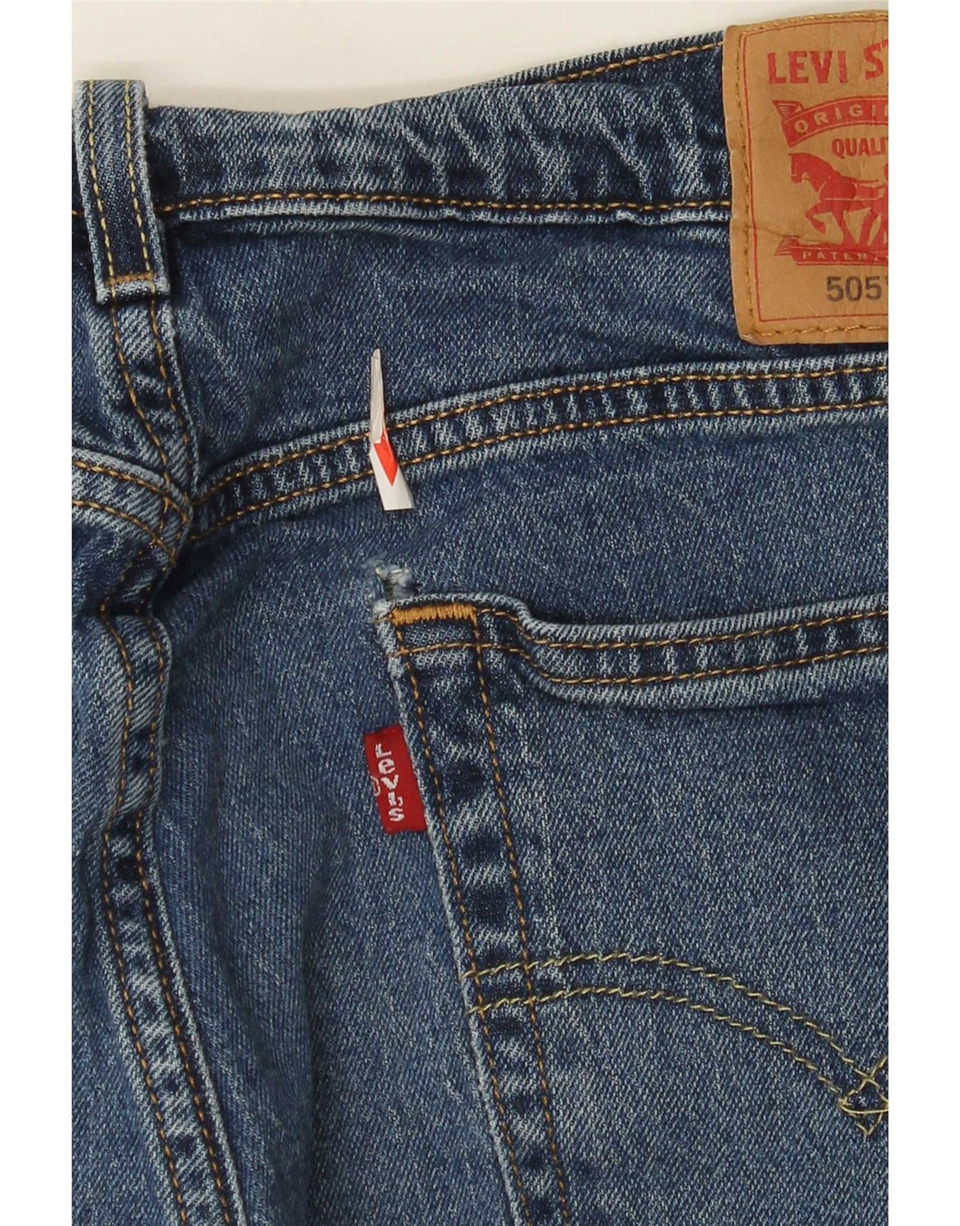Levi's Jeans rectos 505 para hombre W34 L28 Algodón azul