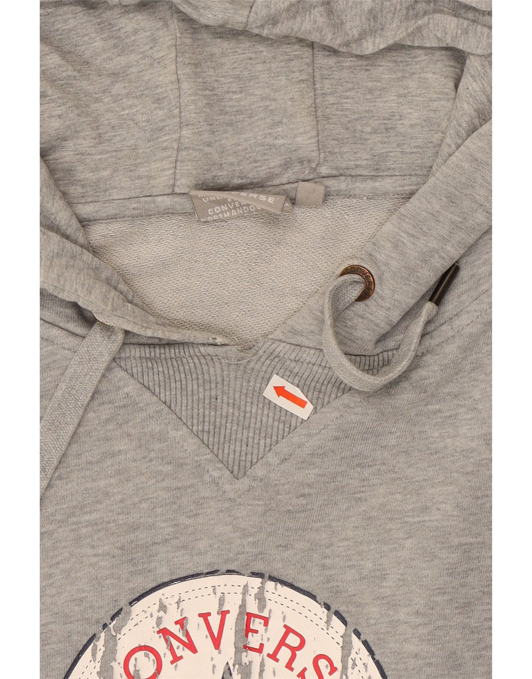 Converse Hombre Graphic Sudadera con Capucha Jumper XL Gris Moteado
