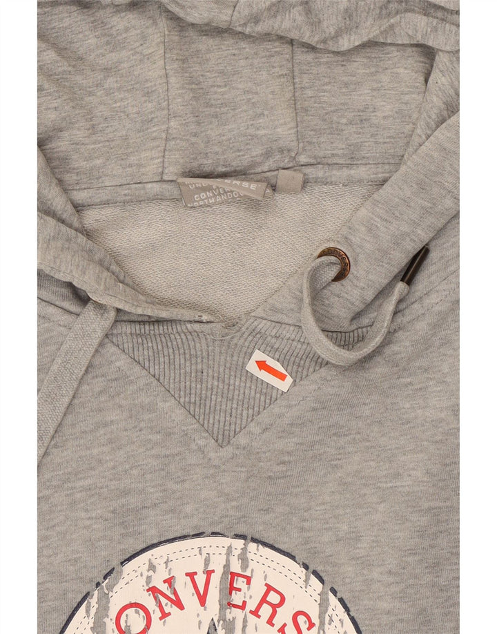 Converse Hombre Graphic Sudadera con Capucha Jumper XL Gris Moteado