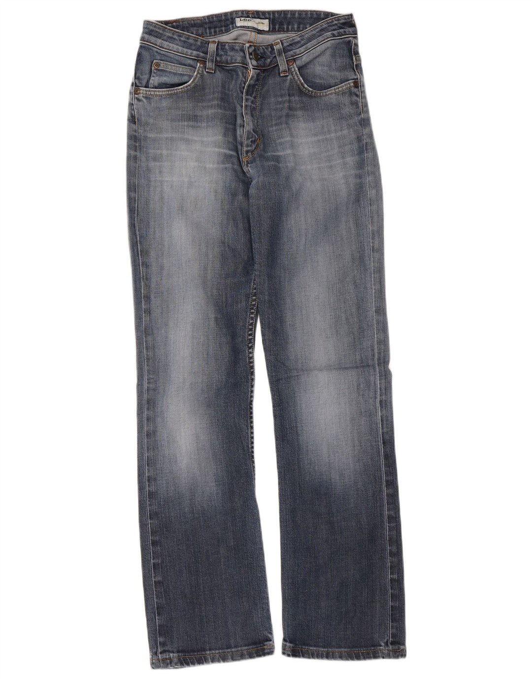Vaqueros Lee Cameron Rectos Mujer W30 L28 Algodón Azul