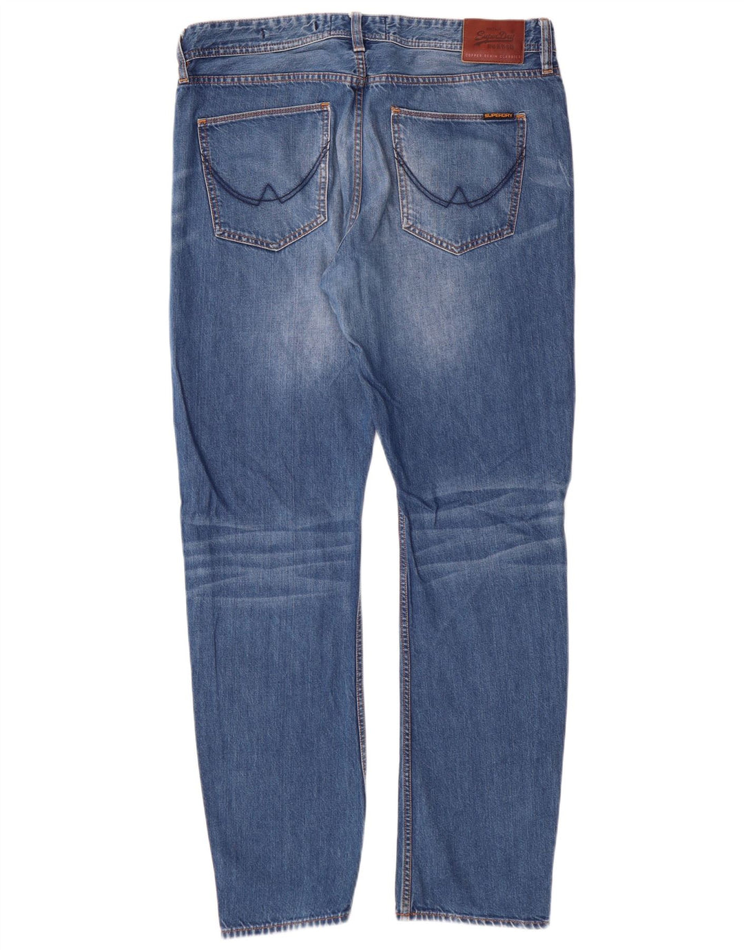 Superdry Vaqueros Slim Sueltos Copperfill Para Hombre W34 L32 Algodón Azul