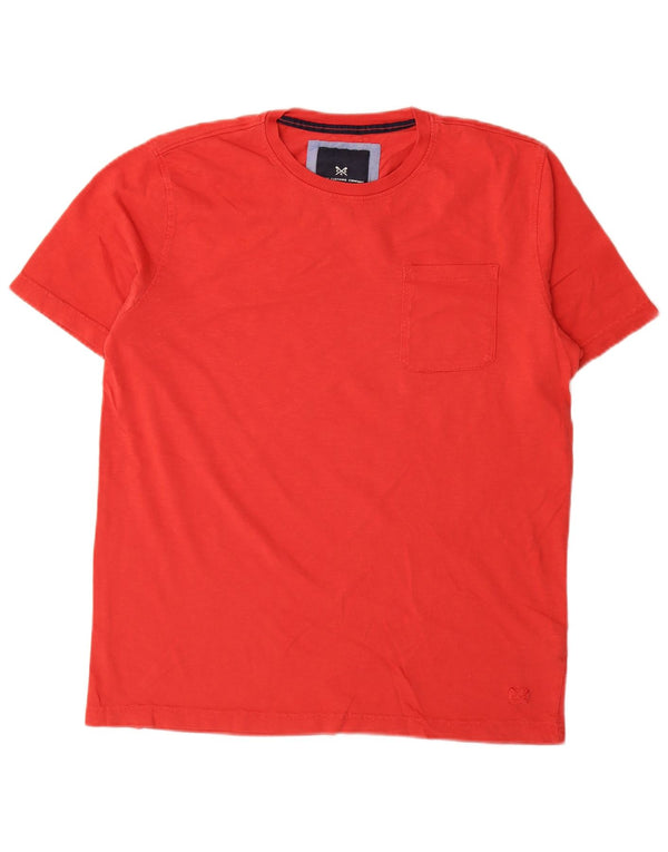 CREW CLOTHING Camiseta para hombre Top Medium Red Cotton