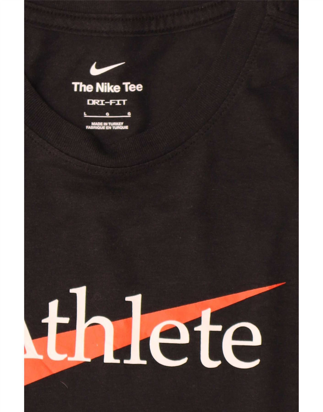 Nike - Camiseta gráfica para hombre, talla grande, algodón negro