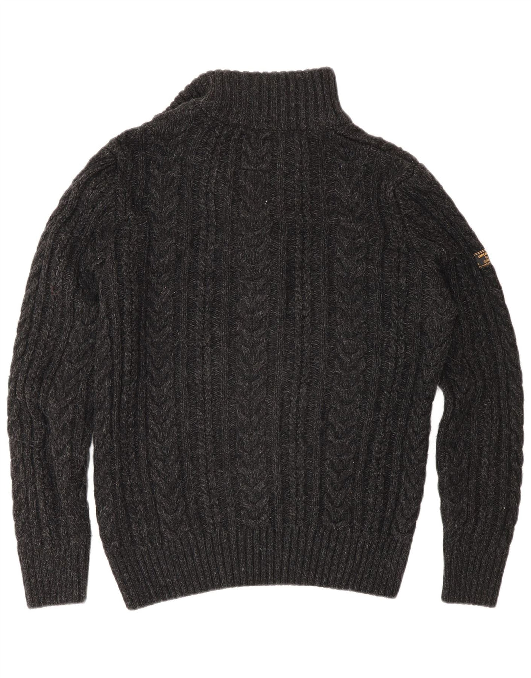 Superdry Jersey De Cuello Con Cremallera Para Hombre Acrílico Gris Medio