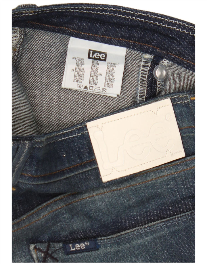 Vaqueros Lee Crystal Capri para Mujer W30 L16 Algodón Azul Marino