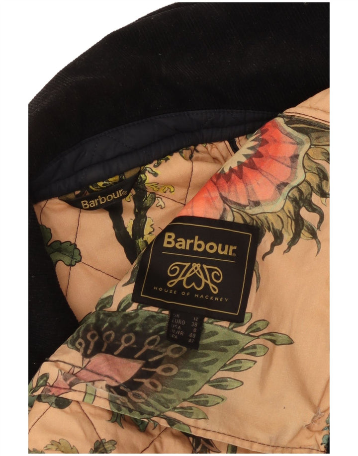 Barbour Chaqueta Acolchada Para Mujer UK 12 Medium Azul Marino