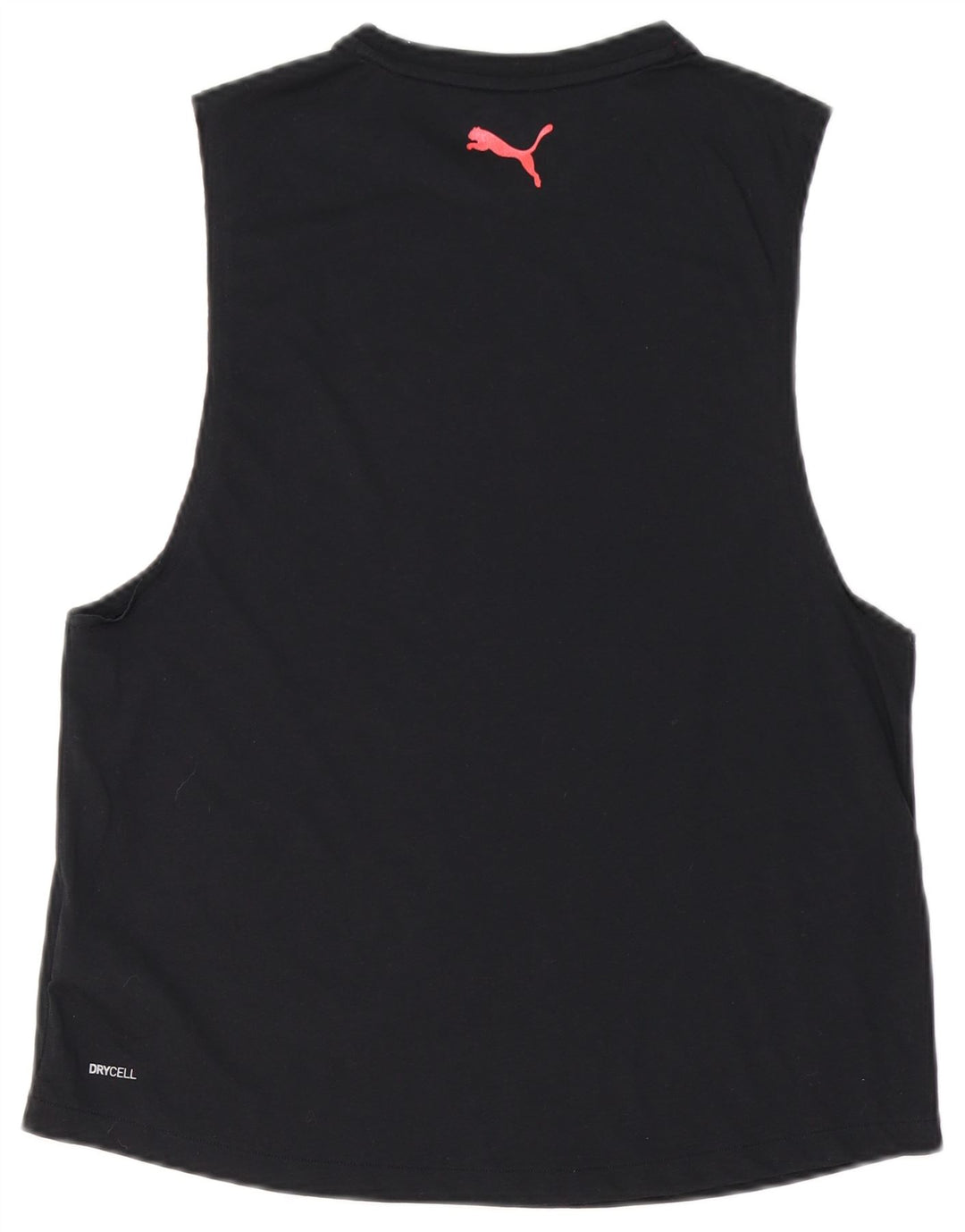Puma Hombre Chaleco Top Medio Negro Algodón