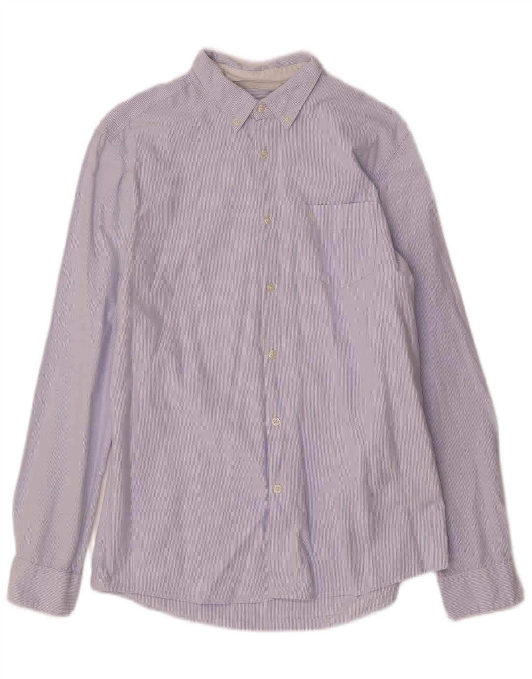 Camisa Jack Wills Hombre De Corte Clásico De Algodón A Rayas Azul Medio