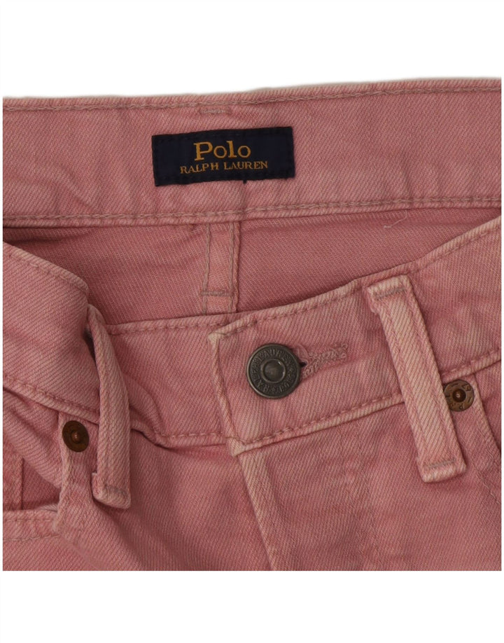 Ralph Lauren Vaqueros Slim Mujer W28 L29 Rosa