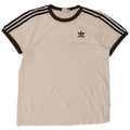 ADIDAS Camiseta extragrande para mujer UK 10 Small White Cotton