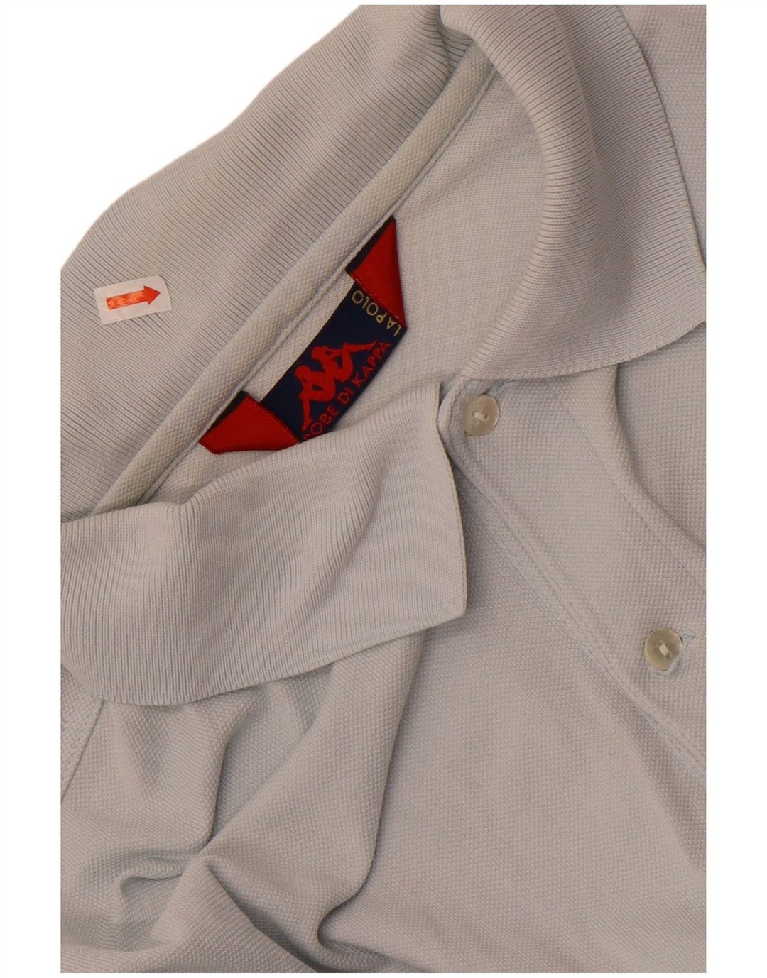 Kappa Polo De Manga Larga De Algodón Azul Medio Hombre