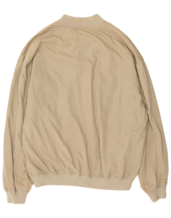Navigare Chaqueta Bomber Hombre UK 42 XL Viscosa Beige
