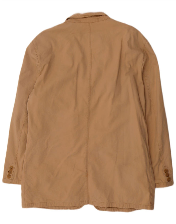 Camel Active Chaqueta tipo blazer de 3 botones para hombre IT 54 XL Algodón beige