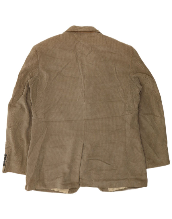 Marks & Spencer Chaqueta Blazer de 3 Botones para Mujer UK 42 XL Beige Classic