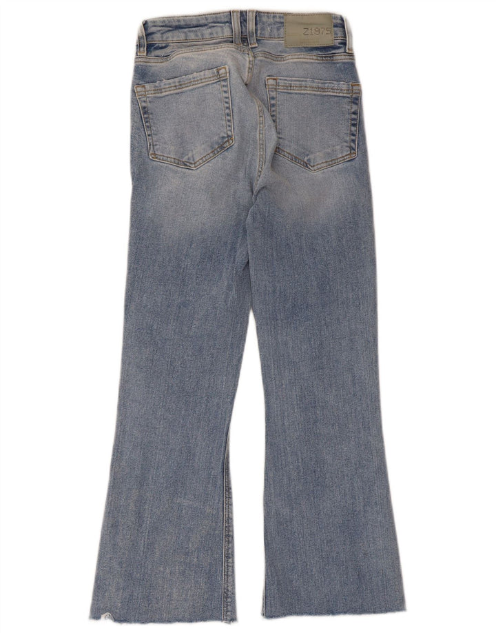 Zara Vaqueros Acampanados Mujer EU 34 2XS W24 L24 Azul