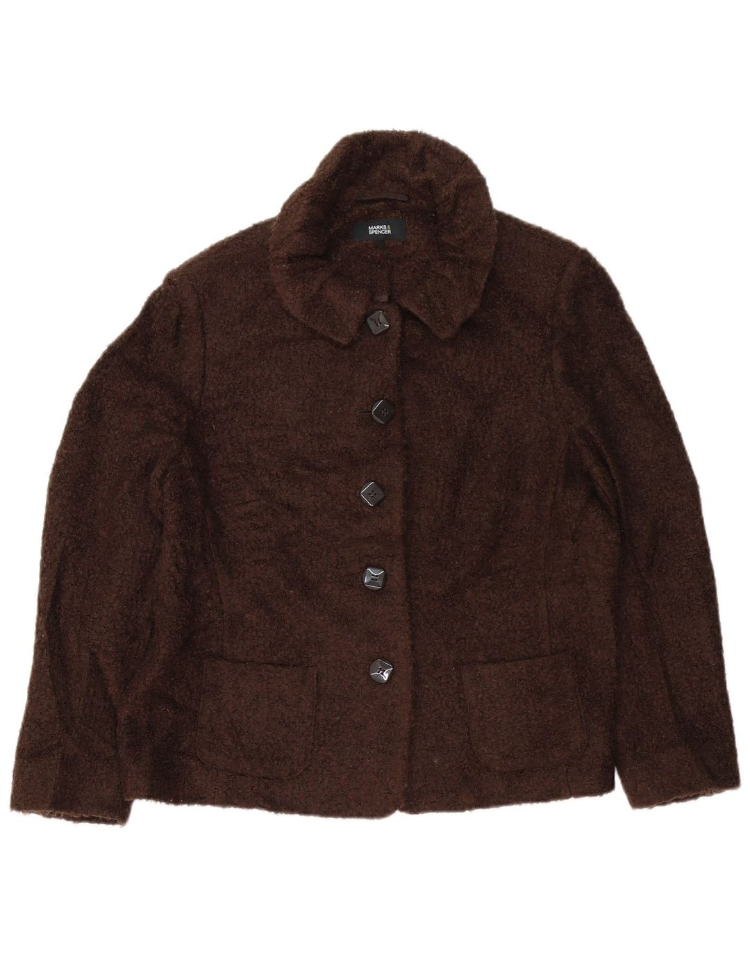 Marks & Spencer Cárdigan para Mujer UK 40 XL Acrílico Marrón