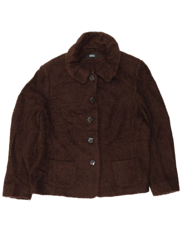 Marks & Spencer Cárdigan para Mujer UK 40 XL Acrílico Marrón