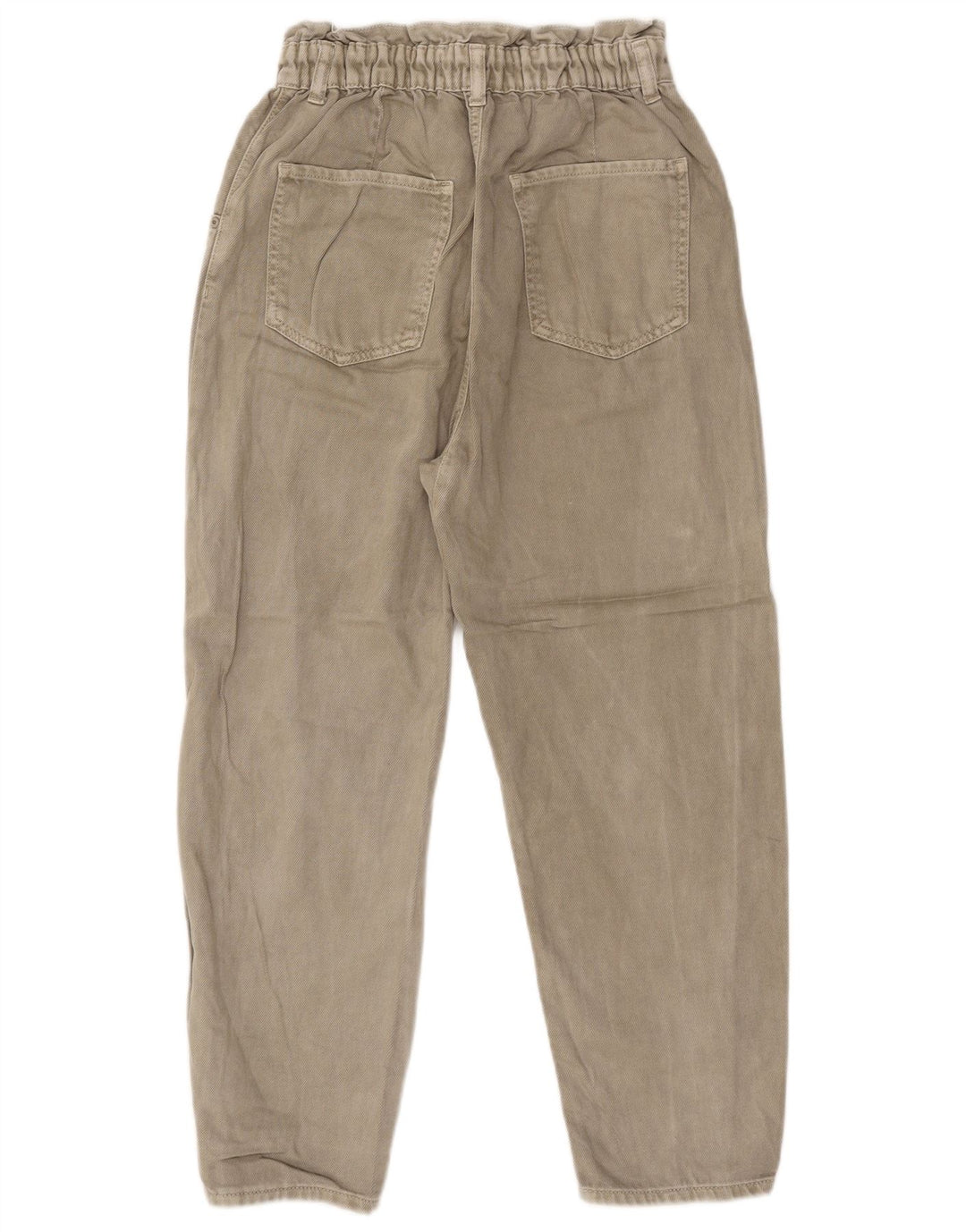 Zara Jeans Cónicos Para Mujer EU 38 Small W28 L25 Beige