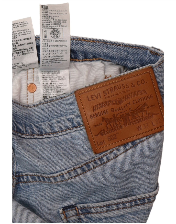 Vaqueros Levi's 502 Tapered para hombre W32 L32 Algodón azul