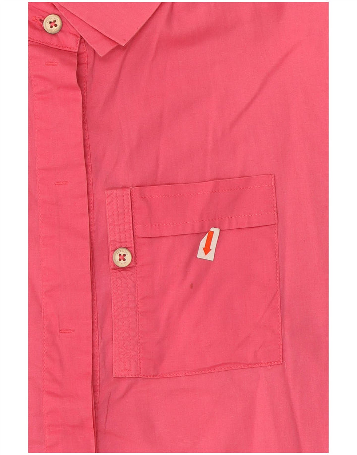 Jeckerson Camisa tipo jersey de manga 3/4 para mujer UK 10 Small Pink Cotton