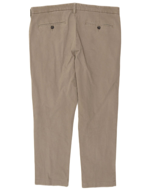 Marks & Spencer Pantalón Chino Slim Fit para Hombre W36 L26 Algodón Beige