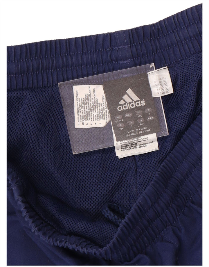 ADIDAS Pantalones de chándal gráficos para hombre Joggers UK 42/44 Large Azul marino