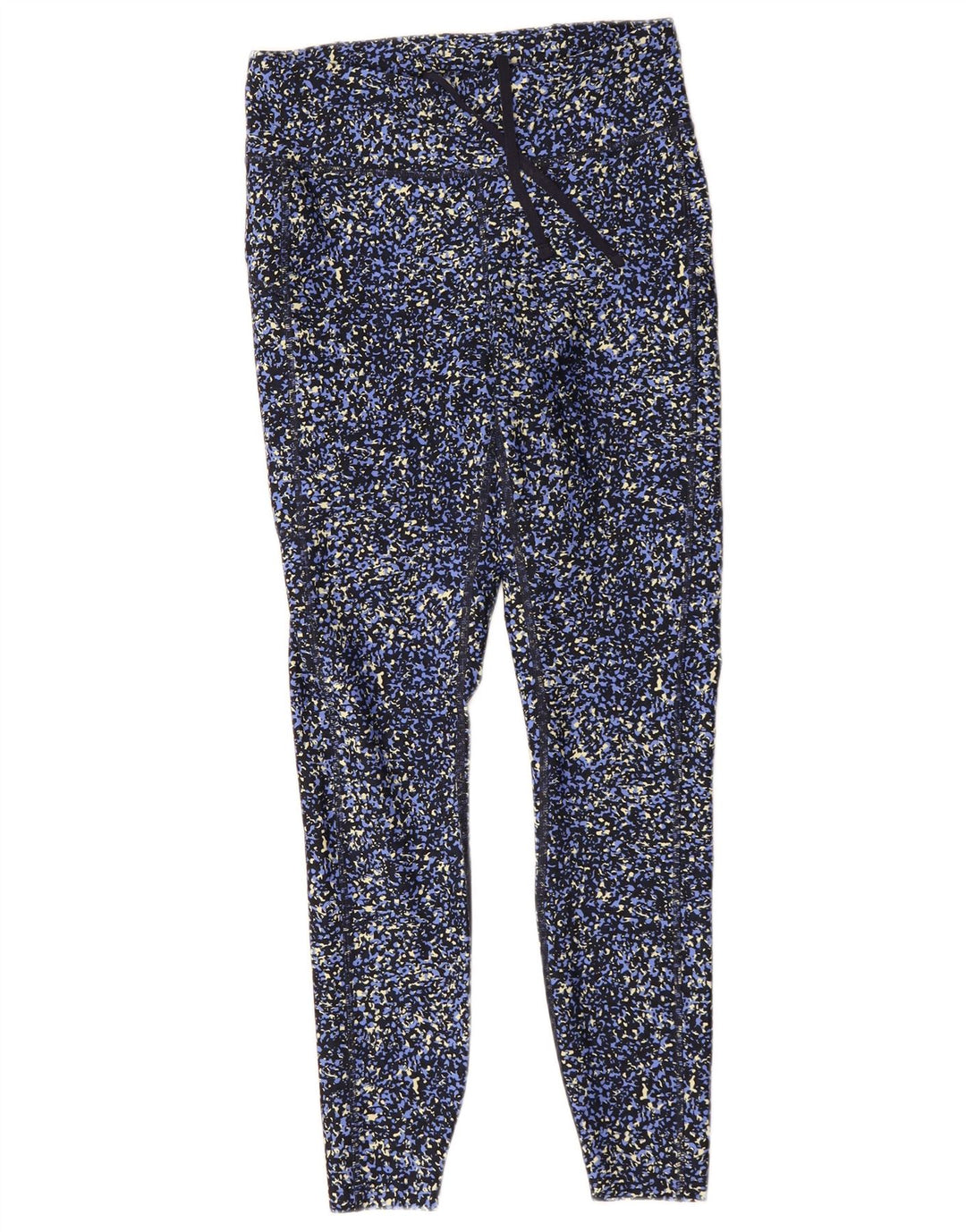 Marks & Spencer Leggings para mujer Reino Unido 10 Pequeño poliéster moteado azul