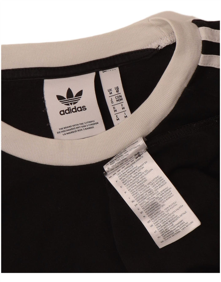 Camiseta Adidas Hombre Top Medium Negro Algodón