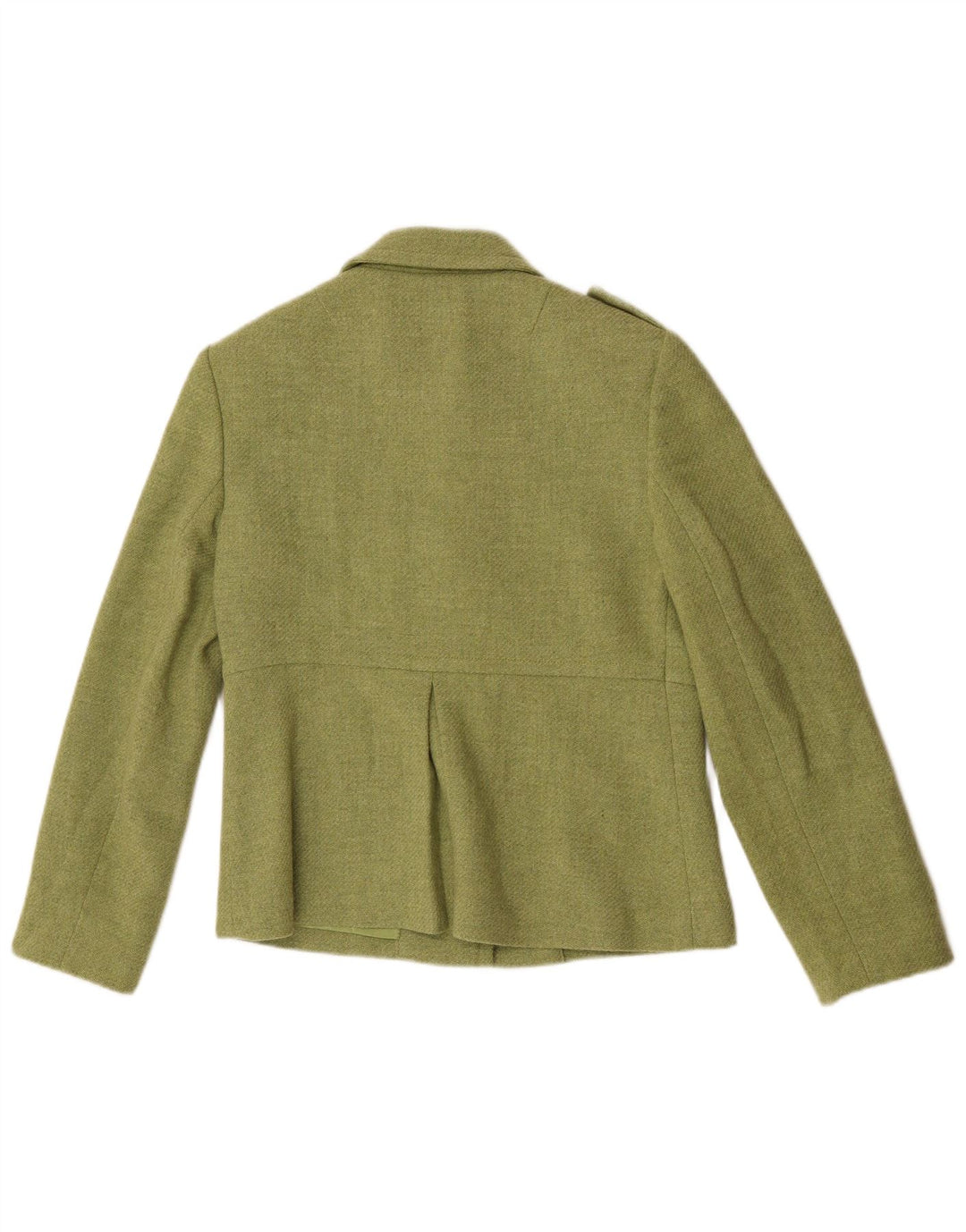Banana Republic Chaqueta militar de 4 botones para mujer, talla 40, color verde medio