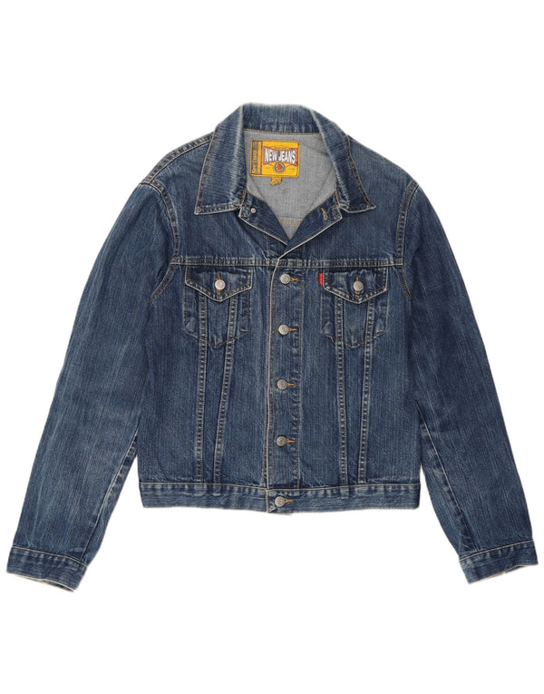 New Jeans Chaqueta Vaquera Mujer UK 40 XL Algodón Azul