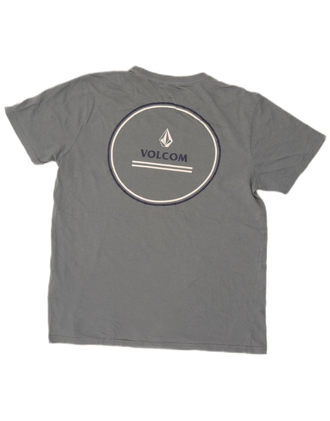 VOLCOM Camiseta gráfica para mujer Top UK 46 Large Blue Cotton