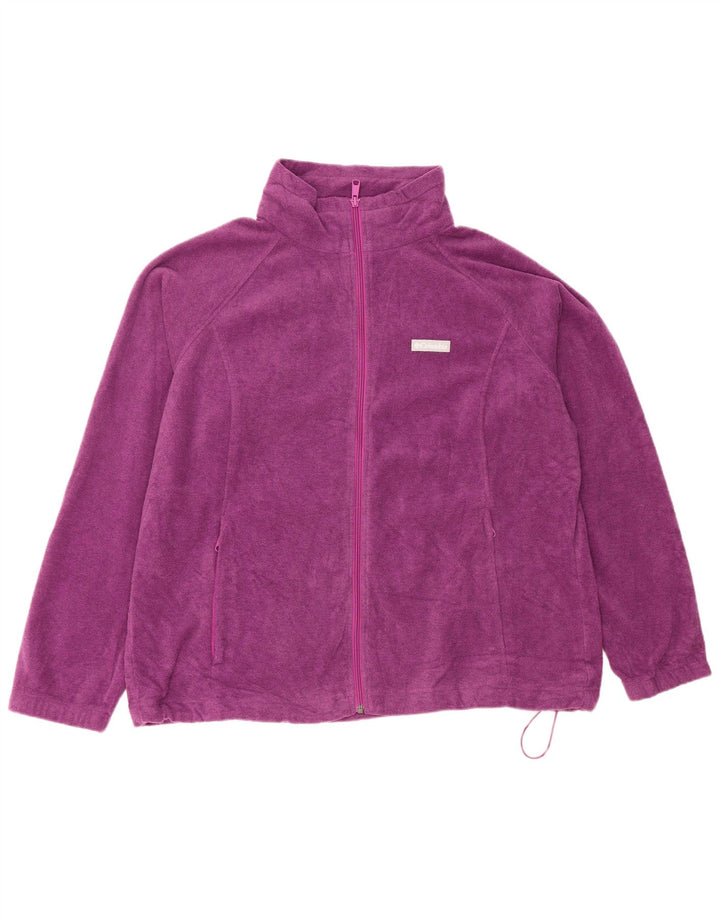 Chaqueta polar COLUMBIA para mujer ES 39 2XL Poliéster morado