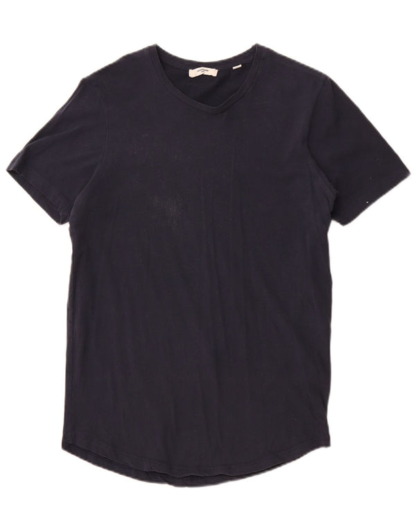 Jack & Jones Hombre Camiseta Top Small Azul Marino Algodón