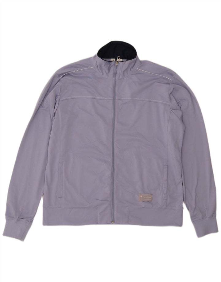 CHAMPION Chaqueta de chándal para hombre XL Poliéster morado