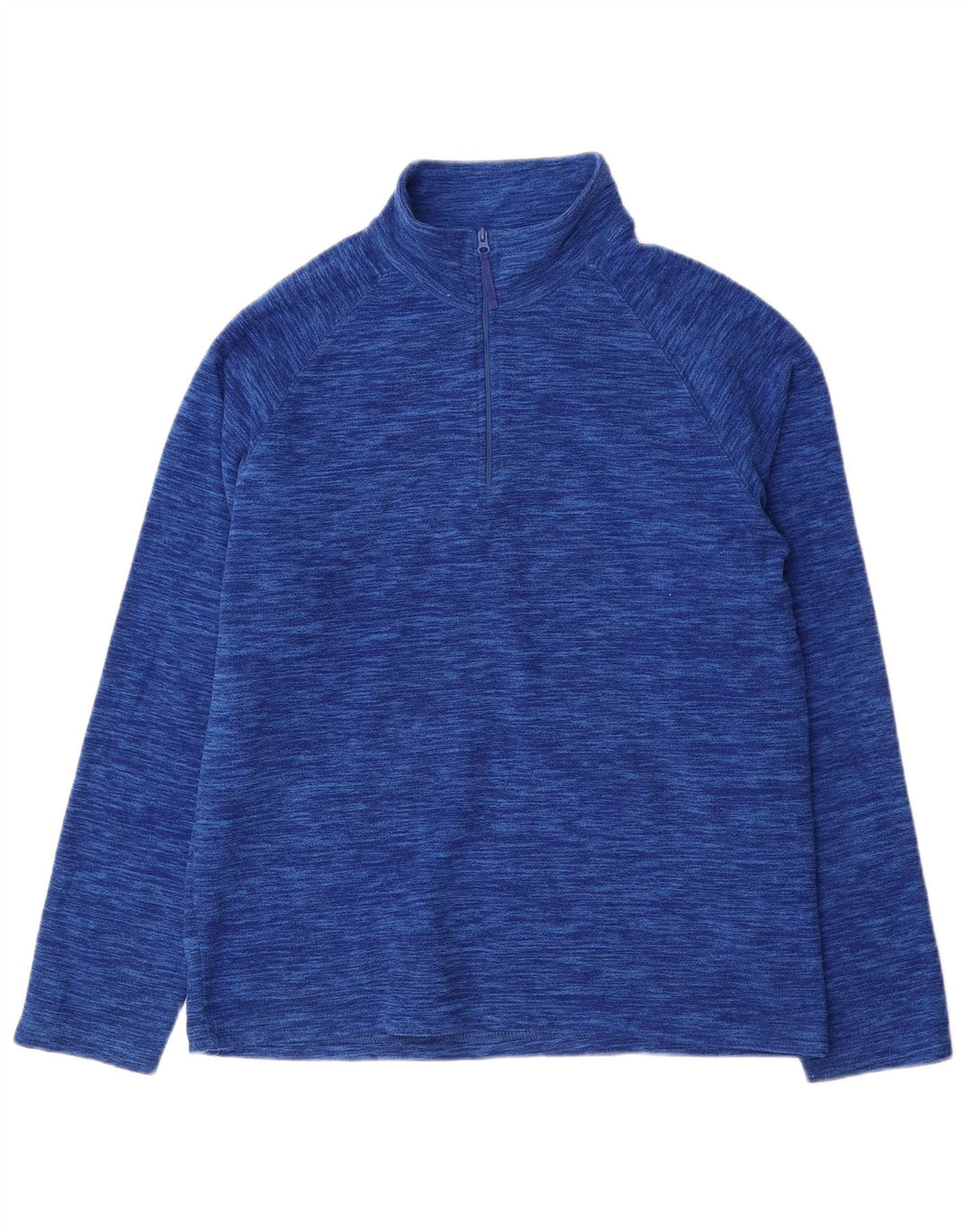 Jersey de forro polar con cuello y cremallera para hombre de Mountain Warehouse Poliéster moteado azul pequeño