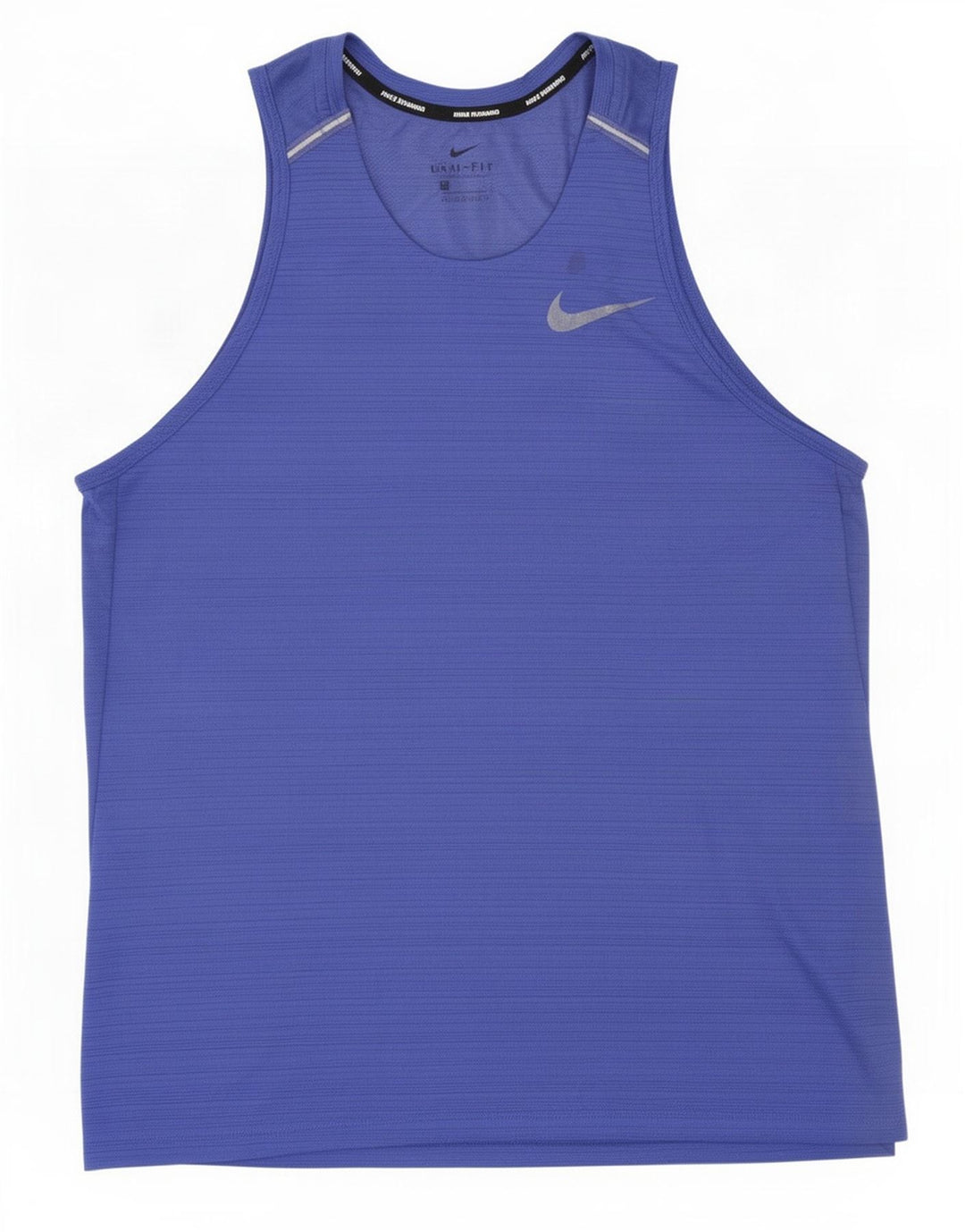 Nike - Camiseta sin mangas Dri Fit para hombre, poliéster, color azul, talla grande
