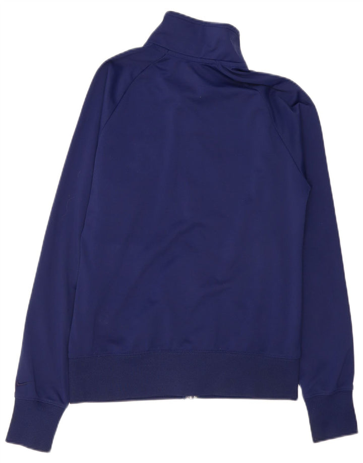 Nike - Chaqueta de chándal gráfica para mujer, talla 40, talla M, azul marino
