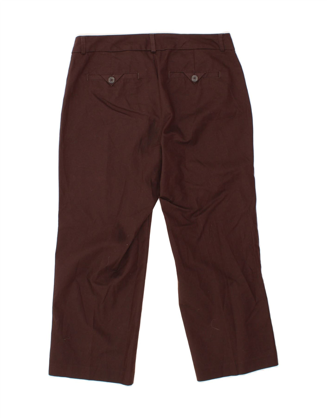 DOCKERS Womens Straight Casual Trousers US 4 Small W27 L23 Brown Polyester Vintage Dockers and Second-Hand Dockers from Messina Hembry 