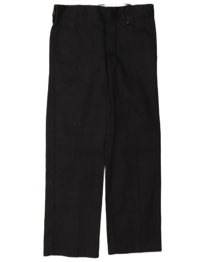 Dickies Pantalón chino recto y ajustado para mujer W28 L30 Poliéster negro