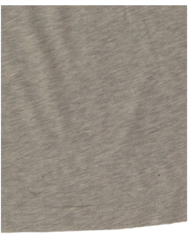 Lacoste Camiseta de corte regular para hombre talla 4 algodón gris medio