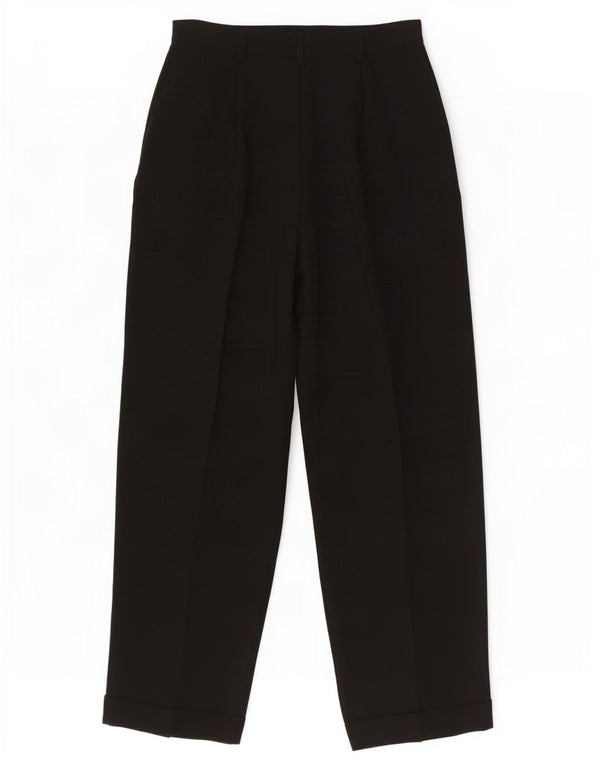 Marks & Spencer Pantalones de traje St. Michael para mujer UK 10 Small W26 L27 Negro