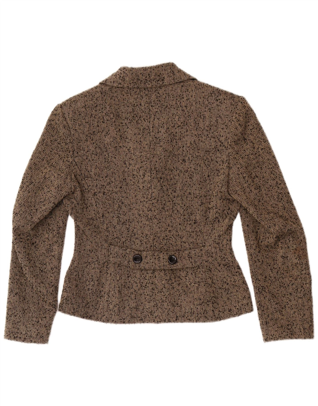 Max Dine Chaqueta tipo blazer de 4 botones para mujer IT 42 Acrílico moteado marrón medio