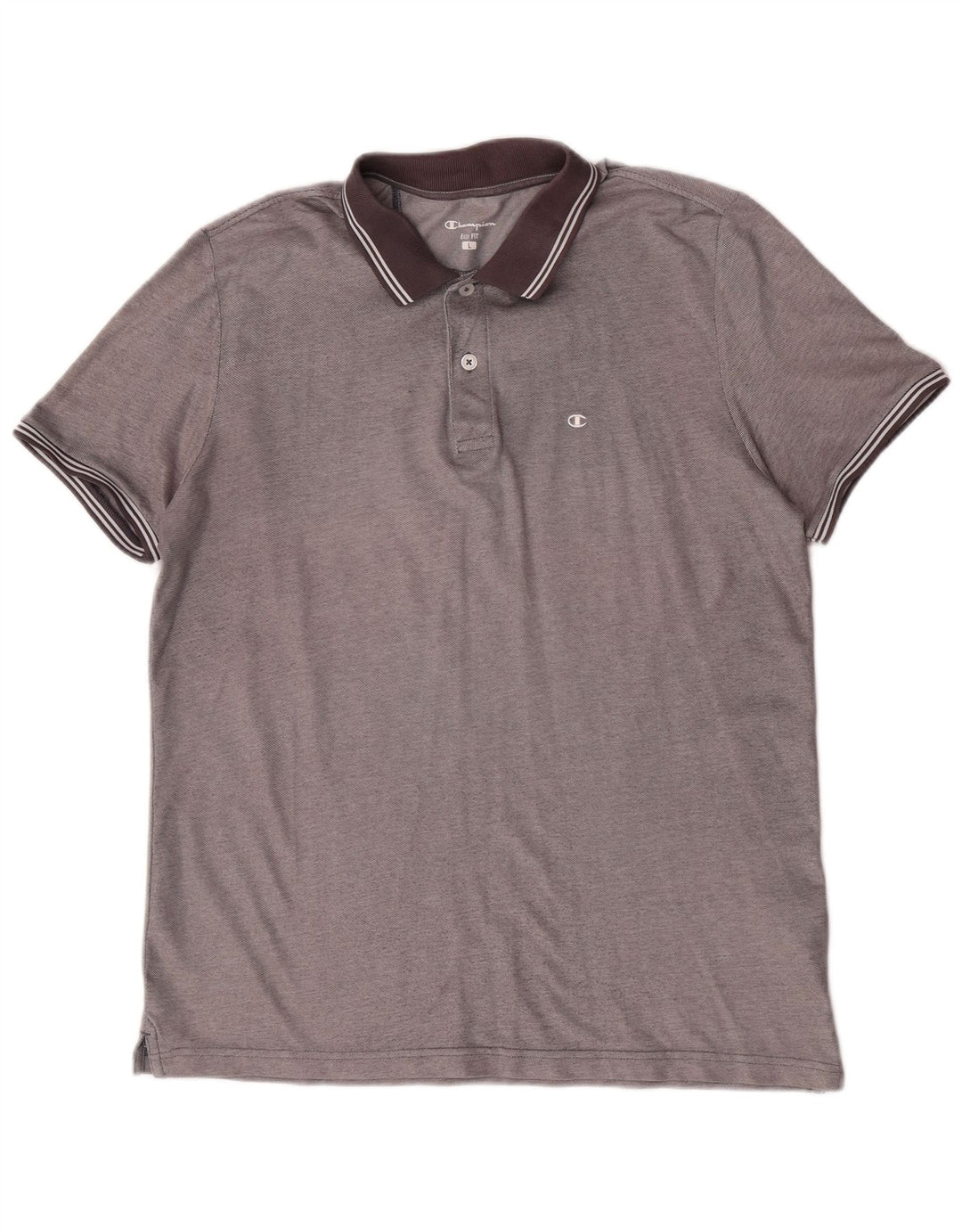 Champion Polo De Ajuste Fácil Para Hombre Grande Gris
