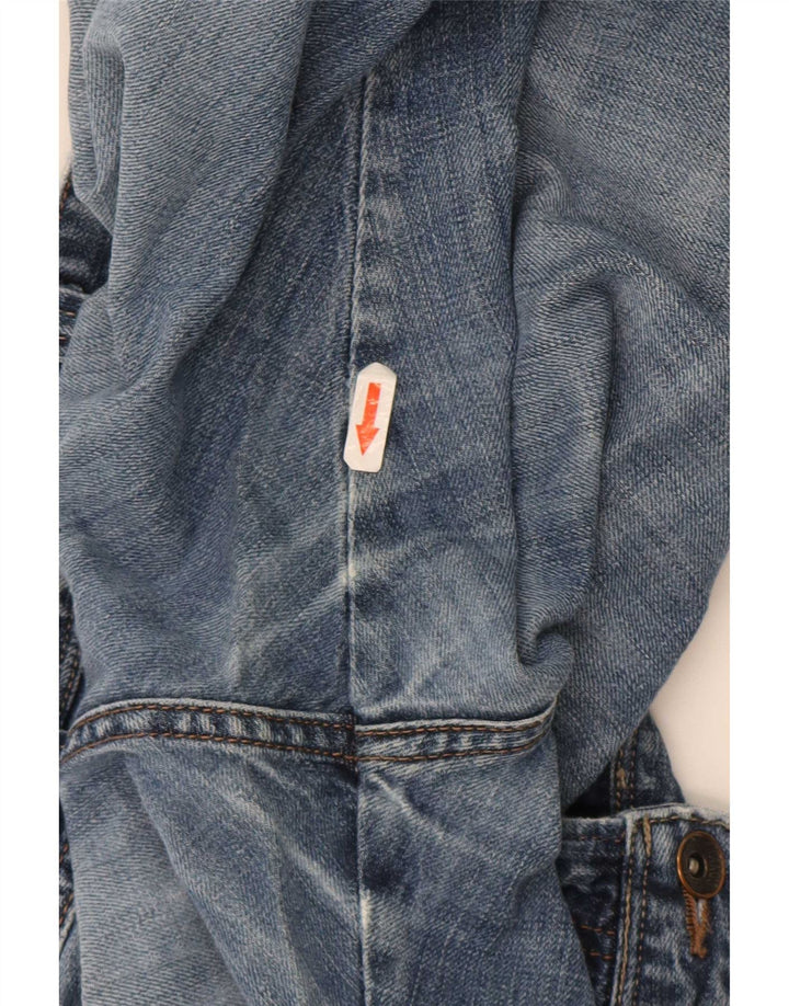 Wrangler Vaqueros rectos Clyde para hombre W36 L30 Algodón azul