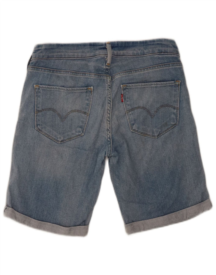LEVI'S Shorts Vaqueros Mujer W28 Algodón Azul Medio