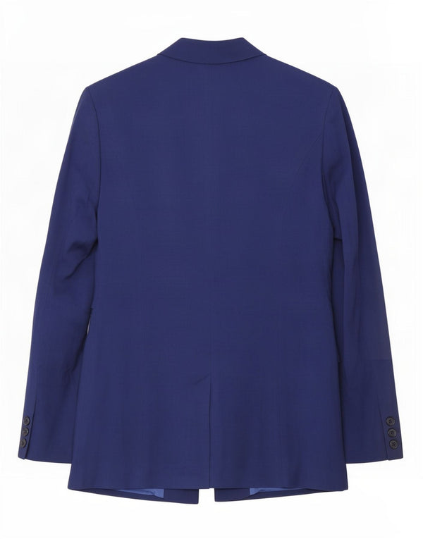 Reiss Chaqueta tipo blazer con 1 botón para mujer UK 8 Small Viscosa azul