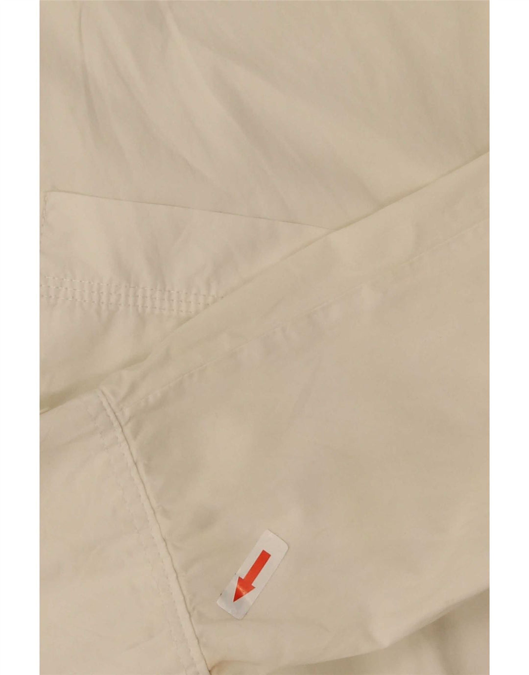 Zara Mujer Camisa Extragrande UK 44 Mediana Algodón Blanco