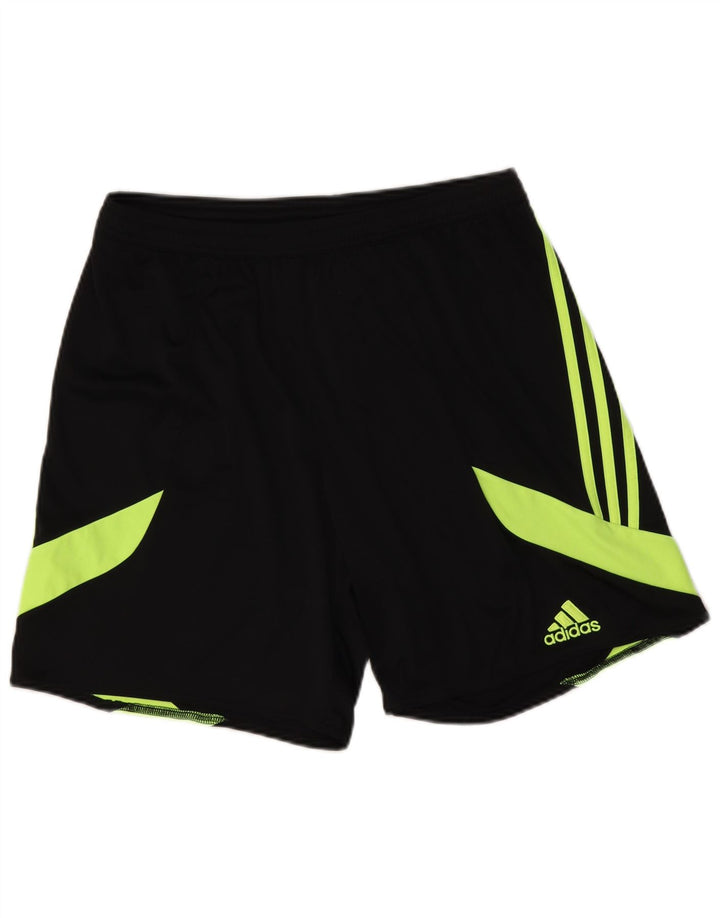 Adidas Mens Climalite Sport Shorts Grande Negro Colorblock Poliéster